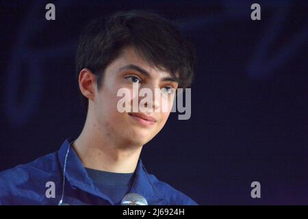 28 avril 2022, Giffoni Valle Piana, Italie: Matteo Romano au Verde Giffoni au Giffoni Valle Piana. (Credit image: © Giovanni Lemba/Pacific Press via ZUMA Press Wire) Banque D'Images