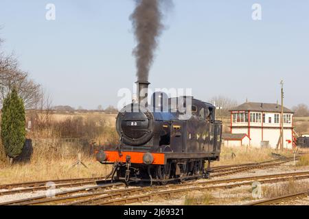 Visite du chemin de fer de Midland, Butterley. Banque D'Images