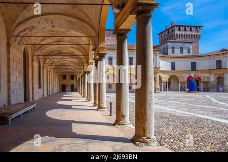 Palazzo Ducale, site classé au patrimoine mondial de l'UNESCO, Mantoue (Mantoue), Lombardie (Lombardie), Italie Banque D'Images