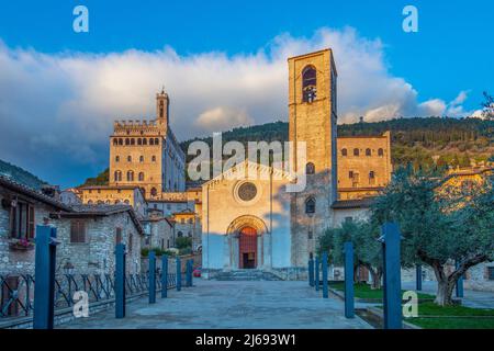 Eglise San Giovanni, Gubbio, province de Pérouse, Ombrie, Italie Banque D'Images