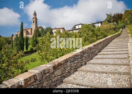 Couvent de San Francesco, Bergame, Lombardie (Lombardie), Italie Banque D'Images