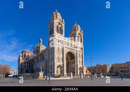 Cathédrale Saint-Mary Major, Marseille, Provence-Alpes-Côte d'Azur, France, Méditerranée, Europe Banque D'Images