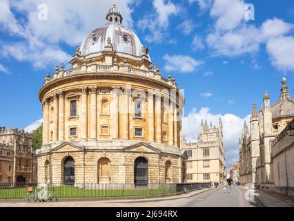 Caméra Radcliffe de l'université d'Oxford, Radcliffe Square, Catte Street, Oxford, Oxfordshire, Angleterre, Royaume-Uni Banque D'Images