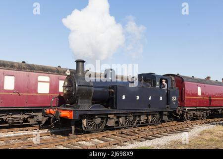 Visite du chemin de fer de Midland, Butterley. Banque D'Images