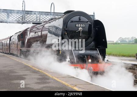 Visite du chemin de fer de Midland, Butterley. Banque D'Images