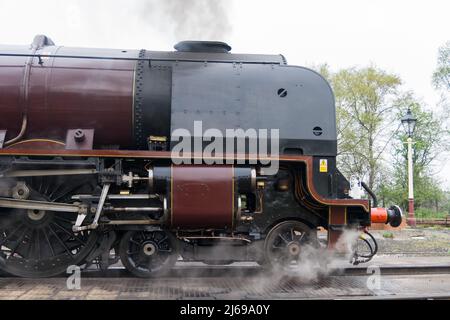 Visite du chemin de fer de Midland, Butterley. Banque D'Images