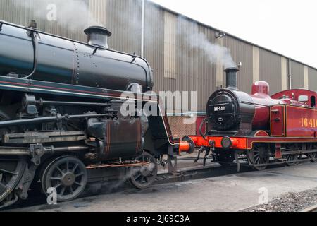 Visite du chemin de fer de Midland, Butterley. Banque D'Images