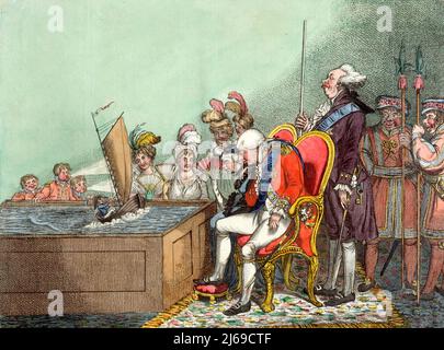 Le roi de Brobdingnag et Gulliver - 1804 Banque D'Images