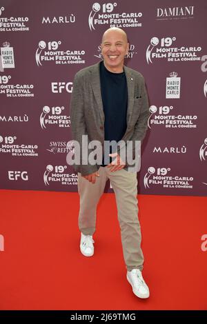 19 Montecarlo film Festival - Red Carpet film Tapirulan. Dans la photo Aldo Baglio Banque D'Images