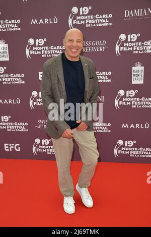 19 Montecarlo film Festival - Red Carpet film Tapirulan. Dans la photo Aldo Baglio Banque D'Images