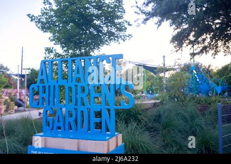 Alliance Children's Garden, Butler Park, Austin, Texas Banque D'Images