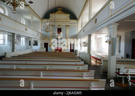 Evangélisch-lutherische Dreikönigskirche Bad Bevensen - Innenaufnahme, Niedersachen, Allemagne Banque D'Images