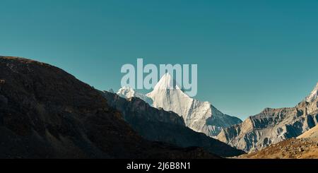 mont jampayang dans le parc national de yading, comté de daocheng, province du sichuan, chine Banque D'Images