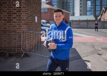 Joe Lolley #23 de la forêt de Nottingham arrive au City Ground à Nottingham, au Royaume-Uni, le 4/30/2022. (Photo de Ritchie Sumpter/News Images/Sipa USA) Banque D'Images