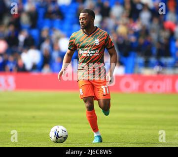 30th avril 2022: Cardiff City Stadium, Cardiff, pays de Galles; championnat de football, Cardiff City versus Birmingham ; Jeremie Bela de Birmingham City Banque D'Images