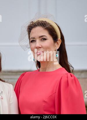 La princesse Isabella du Danemark est confirmée . La confirmation aura lieu à l'église du château de Fredensborg par le confesseur royal, Mgr Henrik Wigh-Poulsen. PHOTO: CrownPrincess Mary du Danemark. Fredensborg, Danemark, le 30 avril 2022. Photo de Stefan Lindblom/Stella Pictures/ABACAPRESS.COM Banque D'Images