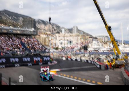 03 TURVEY Oliver (gbr), NIO 333 FE Team, Nio 333 001, action pendant l'ePrix de Monaco 2022, 4th réunion du Championnat du monde de Formule E de la FIA ABB 2021-22, sur le circuit de Monaco du 29 au 30 avril, à Monaco - photo Germain Hazard / DPPI Banque D'Images