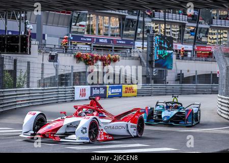 99 GIOVINAZZI Antonio (ita), Dragon / Penske Autosport, Penske EV-5, action pendant l'ePrix de Monaco 2022, 4th réunion du Championnat du monde de Formule E de la FIA ABB 2021-22, sur le circuit de Monaco du 29 au 30 avril, à Monaco - photo Grégory Lenganmand / DPPI Banque D'Images