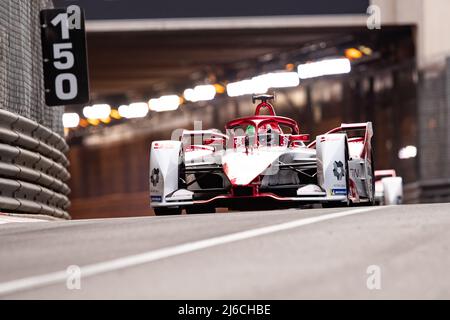 99 GIOVINAZZI Antonio (ita), Dragon / Penske Autosport, Penske EV-5, action pendant l'ePrix de Monaco 2022, 4th rencontre du Championnat du monde de Formule E de la FIA ABB 2021-22, sur le circuit de Monaco du 29 au 30 avril, à Monaco - photo Joao Filipe / DPPI Banque D'Images