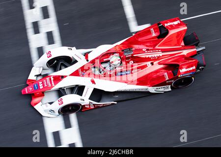 99 GIOVINAZZI Antonio (ita), Dragon / Penske Autosport, Penske EV-5, action pendant l'ePrix de Monaco 2022, 4th rencontre du Championnat du monde de Formule E de la FIA ABB 2021-22, sur le circuit de Monaco du 29 au 30 avril, à Monaco - photo Joao Filipe / DPPI Banque D'Images