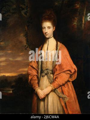 Anne Seymour Damer par Sir Joshua Reynolds RA, 1773. Banque D'Images