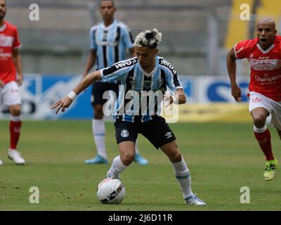 RS - Porto Alegre - 04/30/2022 - BRÉSILIEN B 2022, GREMIO X CRB - joueur de Biel de Gremio lors d'un match contre CRB au stade Arena do Gremio pour le championnat brésilien B 2022. Photo: Maxi Franzoi/AGIF/Sipa USA Banque D'Images