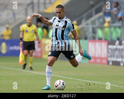 RS - Porto Alegre - 04/30/2022 - BRÉSILIEN B 2022, GREMIO X CRB - joueur Nicolas de Gremio lors d'un match contre CRB au stade Arena do Gremio pour le championnat brésilien B 2022. Photo: Maxi Franzoi/AGIF/Sipa USA Banque D'Images