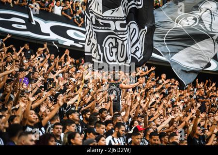 Ce - Fortaleza - 04/30/2022 - BRAZILIAN 2022, CEARA X RED BULL BRAGANTINO - Ceara fans lors d'un match contre Bragantino à l'Arena Castelao stade pour le championnat brésilien A 2022. Photo: Kely Pereira/AGIF/Sipa USA Banque D'Images