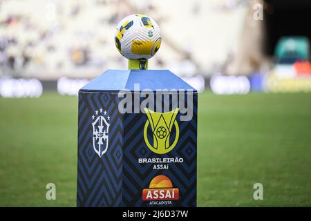 Ce - Fortaleza - 04/30/2022 - BRAZILIAN 2022, CEARA X RED BULL BRAGANTINO - le ballon de jeu vu avant le match entre Ceara et Bragantino au stade Arena Castelao pour le championnat brésilien A 2022. Photo: Kely Pereira/AGIF/Sipa USA Banque D'Images