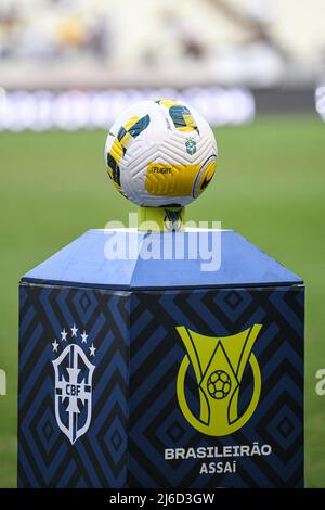 Ce - Fortaleza - 04/30/2022 - BRAZILIAN 2022, CEARA X RED BULL BRAGANTINO - le ballon de jeu vu avant le match entre Ceara et Bragantino au stade Arena Castelao pour le championnat brésilien A 2022. Photo: Kely Pereira/AGIF/Sipa USA Banque D'Images