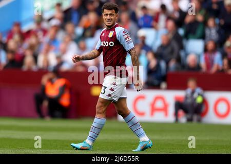 30th avril 2022 : Villa Park, Birmingham, Midlands, Angleterre ; Premier League football, Aston Villa contre Norwich: Philippe Coutinho de Aston Villa Banque D'Images