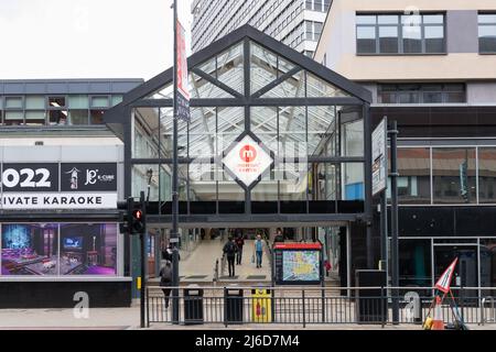 Merrion Center, Leeds, West Yorkshire, Angleterre, Royaume-Uni Banque D'Images