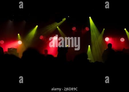 30th avril 2022. Echo et les Bunnymen ont joué au Festival des arts du quartier de la cathédrale à Belfast. Credit Bonzo/Alay Live News Banque D'Images