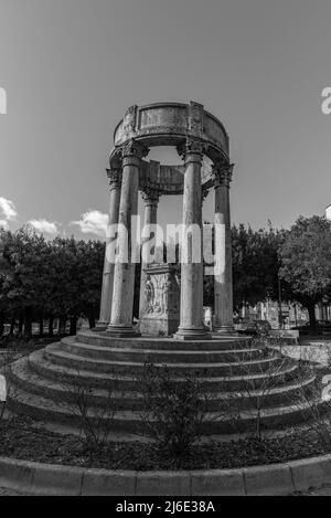 Isernia, Molise. Monument aux morts de la première Guerre mondiale Banque D'Images