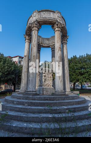 Isernia, Molise. Monument aux morts de la première Guerre mondiale Banque D'Images