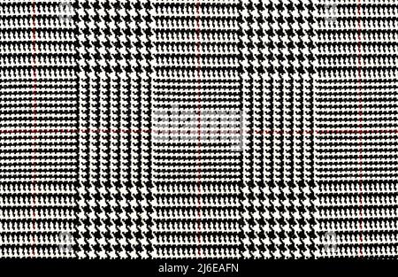 Arrière-plan du tissu dans une cage. Un gros plan en tissu à carreaux. Matériau avec des lignes droites et des carrés. Motif Banque D'Images