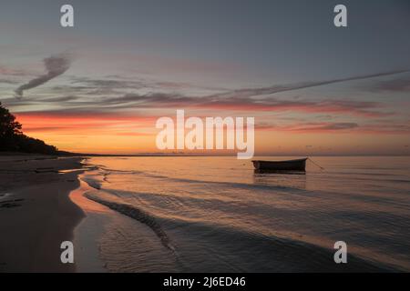 Lettland Ostseeufer, Lettonie mer Banque D'Images