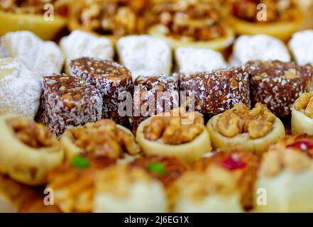La Haye, pays-Bas. 1st mai 2022. 2022-05-01 13:16:28 LA HAYE - cookies marocains à la boulangerie de Marrakech à cause de la Fest du sucre. Le mois islamique de jeûne du Ramadan est terminé. Les musulmans du monde entier célèbrent la fin du jeûne avec Eid al-Fitr. ANP MARCO DE SWART pays-bas - belgique Out crédit: ANP/Alay Live News Banque D'Images