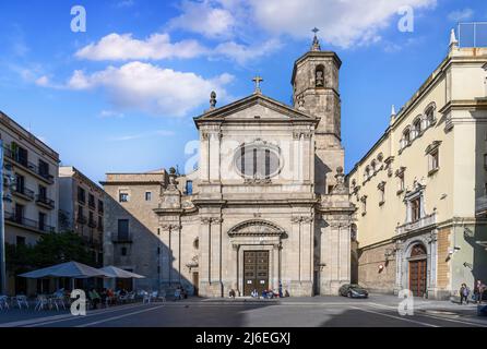 Barcelone, Espagne. Basilique notre-Dame de la Miséricorde Banque D'Images