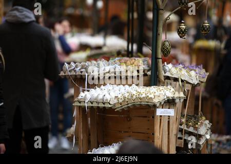 Ostermarkt auf der Freyung à Vienne - marché de Pâques sur le Freyung à Vienne Banque D'Images