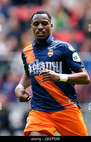 EINDHOVEN, PAYS-BAS - 1 MAI : Elton Kabangu de Willem II Tilburg pendant le match néerlandais Eredivisie entre PSV et Willem II au Philips Stadion le 1 mai 2022 à Eindhoven, pays-Bas (photo de Geert van Erven/Orange Pictures) Banque D'Images