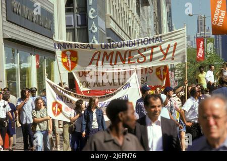 Protestation contre la guerre du Vietnam, Chicago, Septembre 1974 Banque D'Images