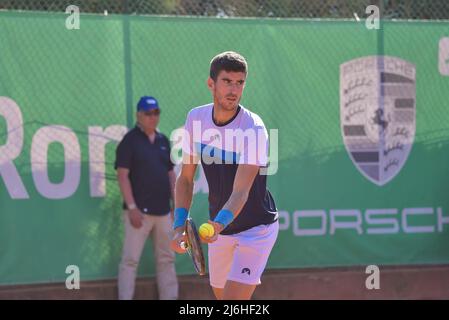 Franco Agamenone ITA) lors de la demi-finale du tournoi de tennis ATP Challenger Roma Open au Garden tennis Club le 30 avril 2022 à Rome, Italie Banque D'Images