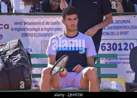 Franco Agamenone ITA) lors de la demi-finale du tournoi de tennis ATP Challenger Roma Open au Garden tennis Club le 30 avril 2022 à Rome, Italie Banque D'Images
