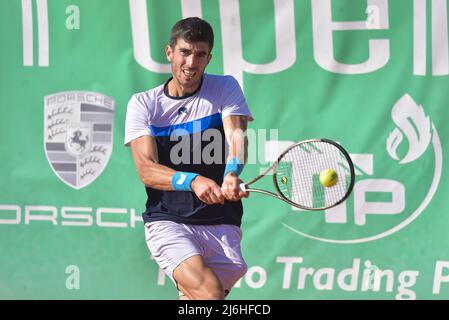 Franco Agamenone ITA) lors de la demi-finale du tournoi de tennis ATP Challenger Roma Open au Garden tennis Club le 30 avril 2022 à Rome, Italie Banque D'Images