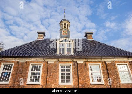 Façade de la maison de pesage historique de Leer, Allemagne Banque D'Images