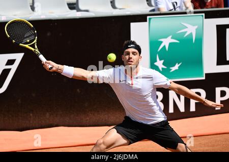 Marco Cecchinato (ITA) pendant les pré-qualificatifs internationaux BNL de l'Italie au stade Pietrangeli à Rome le 02 mai 2022. Banque D'Images