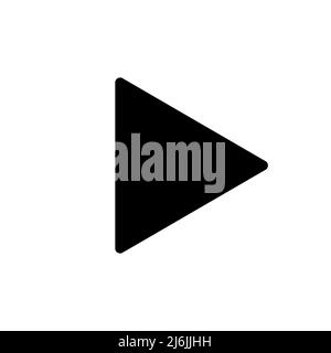 Icône de lecture sur fond blanc isolé. Symbole de lecture noir. Illustration vectorielle. Illustration de Vecteur