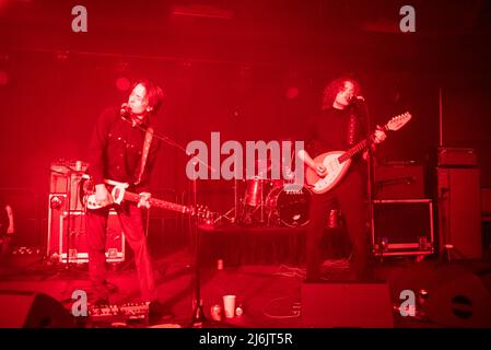 Sheffield, Royaume-Uni, 1st mai 2022. "Le groupe The Blinders se produit à l'Octagan. Crédit : Gary Stafford/Alay Live News Banque D'Images