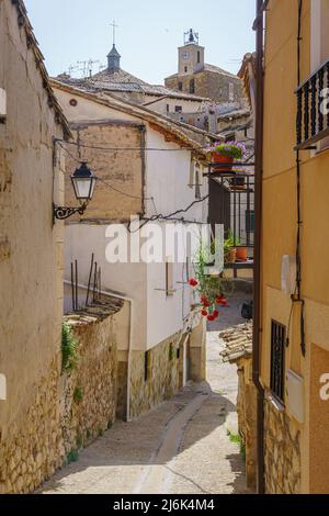 Rues de Pastrana à Guadalajara. Espagne Banque D'Images